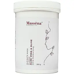 Альгінатна маска для обличчя Massena Aloe Vera & Olive 300 г 