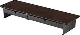 Настільна підставка для монітора Officepro MR145DW Dark Wood/Black (MR145DW) - мініатюра 2