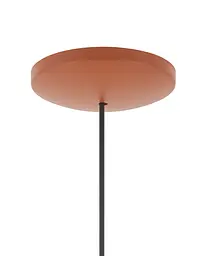 Підвісний світильник, люстра Nowodvorski 11495 Pumpkin M GU10 1x10W IP20 Теракотовий - мініатюра 11