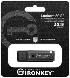 Kingston Накопичувач Kingston 32GB USB 3.2 Type-A Gen1 IronKey Locker+ 50 G2 - мініатюра 4