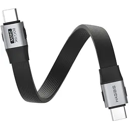 Кабель Hagibis UCD6 USB4 USB-C to USB-C 0.10m [160288]