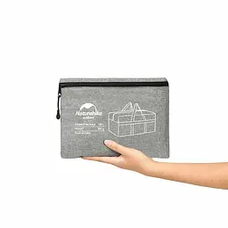 Сумка-баул Naturehike NH17S021-L, 100 л, темно-сірий - мініатюра 3