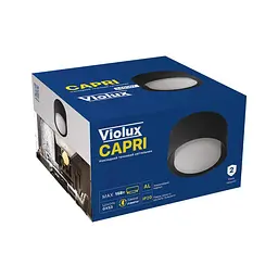Cвітильник точковий накладний CAPRI GX53 IP20 круг чорний Violux ( 340107 ) - мініатюра 2
