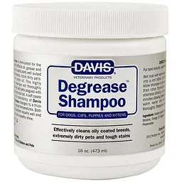 Знежирювальний шампунь Davis Degrease Shampoo Девіс Дегріс для собак і котів 473 мл (DGRS16)
