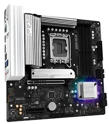 Материнська плата ASRock B860M PRO RS (B860M PRO RS) (Socket 1851, Intel B860, Micro-ATX) - мініатюра 3