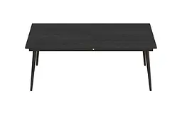 Стіл журнальний трансформер Dandi Small Ferrum-decor 45x120(160)x70 Чорний метал ДСП Сосна Кембра 16 мм (FRD-106794) - мініатюра 9