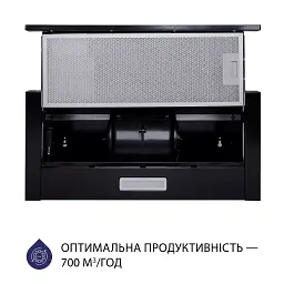 Витяжка телескопічна Minola HTL 5214 BL 700 LED - мініатюра 4