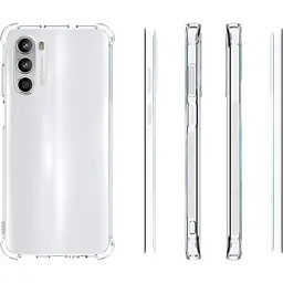 Панель BeCover Anti-Shock для Motorola Moto G52/G82 Clear (709320) - мініатюра 2