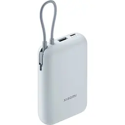 Портативний акумулятор Xiaomi Power Bank Integrated Cable 22.5W 10000mAh blue (P15ZM / BHR9073GL) - мініатюра 3