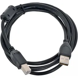 Кабель Maxxter USB 2.0 AM/BM 3 m Black [UF-AMBM-10] [119080] - мініатюра 3