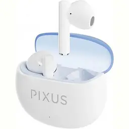 Бездротові навушники Bluetooth-гарнітура Pixus Space біла - мініатюра 3