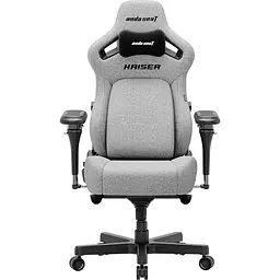 Крісло ігрове Anda Seat Kaiser 4 V2 Size XL Gray Fabric (AD12YDDC-XLL-20-G-CF-03)