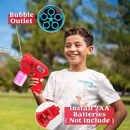 Набір бульбашкових пістолетів JOYIN Bubbles Maker з 2 розчинами для заповнення (всього 10 унцій) 2 шт. - мініатюра 6