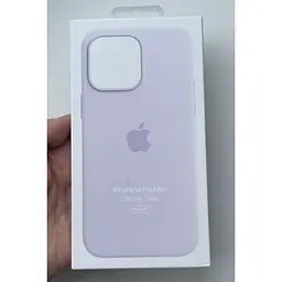 Оригінальний силіконовий чохол Apple Silicone Case with MagSafe для iPhone 14 Pro Max (6.7") Lilac MPTW3ZM/A - мініатюра 2
