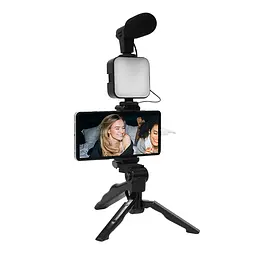 Комплект для влогінгу VIDEO-MAKING KIT AY49 для смартфона з перехідником Type-C • Набір блогера для телефону 4в1 AY-49 - мініатюра 5