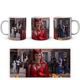 Кухоль GeekLand Ванда Віжен Wanda Vision red dress VS 02.05 330 мл білий - мініатюра 2