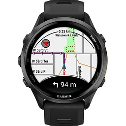 Смарт-годинник Garmin Forerunner 970 Carbon Grey DLC Titanium with Black Case and Black/Translucent Whitestone Band (010-02969-10) [137229] - мініатюра 8