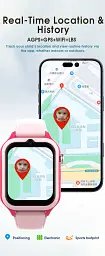 Смарт-годинник дитячий Wonlex CT27 Original Годинник-телефон з відеодзвінком GPS і SIM-картою, геопаркан (19533) - мініатюра 5