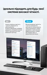 Заглушка-емулятор дисплея Vention Dummy Plug штекер DisplayPort створює віртуальний екран для віддаленого керування ПК без фізичного монітора 4K 17 Гц 2K 30 Гц 1080p 60 Гц сумісна з процесорами Intel Core серії i 6–13 поколінь і відеокартами NVIDIA GeForce GTX 750 Ti та серій GeForce 10xx 20xx 30xx 40xx 50xx але не з відеокартами AMD працює без драйверів у Windows 7/8/10/11 macOS і Linux світлодіодний індикатор живлення сірий корпус із золотистим штекером (AIYH0) - мініатюра 14