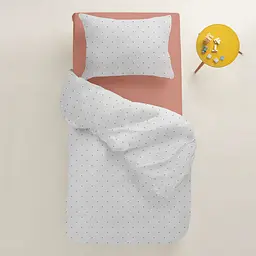 Комплект постільної білизни Cosas підлітковий MINI DOTS CS9 160 x 220 см (DotsGreyGrey_101Brick_155) - мініатюра 2