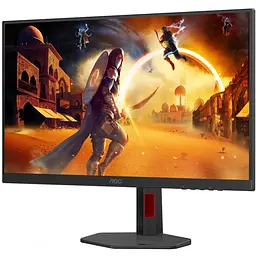 TFT 27" AOC 27G4ZR, Fast IPS, 260Hz, 0,3ms, 2xHDMI, DP, HAS, Pivot, чорно-червоний - мініатюра 3