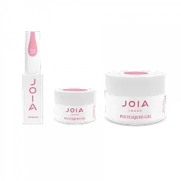 Рідкий гель для укріплення та моделювання Joia vegan PolyLiquid gel Pink Lace 50 мл - мініатюра 5