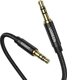 Аудіо-кабель Ugreen 3.5mm M to 3.5mm M 1.0m AV112 (Black) (50361) - мініатюра 2
