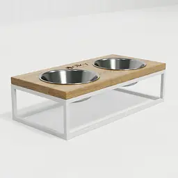 Hollky Base M — миски на підставці для середніх собак та великих котів (2 × 0,95 л) - мініатюра 5