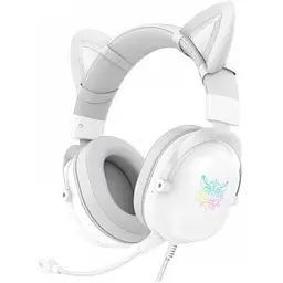 Навушники Onikuma Gaming CAT with LED X11 рожеві - мініатюра 9