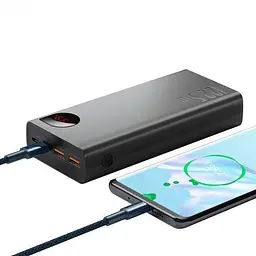 Павербанк Baseus Adaman з технологією QC3.0+PD3.0 20000 mAh 22.5W чорний - мініатюра 4