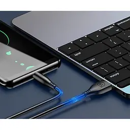 Кабель Usams U18 Round USB-A - USB-C 2A 1m Black (US-SJ267) [66962] - мініатюра 8