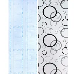 Самоклеюча плівка Sticker Wall SW-00001201 Срібні круги 0,45х10м - мініатюра 2