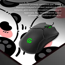 Килимок для мишки GamePro Speed/Control White (MP275WP) - мініатюра 6