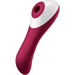 Вібратор з вакуумною стимуляцією Satisfyer Dual Crush Wine Red (SO6088) [95344] - мініатюра 2