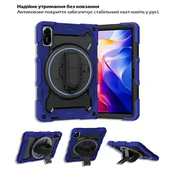 Чохол до планшета BeCover Horizontal handle Xiaomi Redmi Pad 2 11.0" Deep Blue (714567) - мініатюра 2