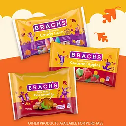 Жувальні цукерки Brach's Halloween Autumn Leaves Mellowcreme Candy 227 г - мініатюра 5