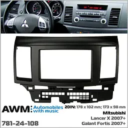 Перехідна рамка Mitsubishi Lancer X AWM 781-24-108 - мініатюра 4