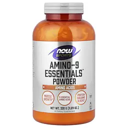 Амінокислоти у спорті, Amino-9 Essentials, Sports, порошок, 330 г Now Foods vit0002010