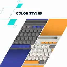 Клавіатура Canyon HKB-W03 Wireless UA Grey (CNS-HKBW03DG) - мініатюра 7