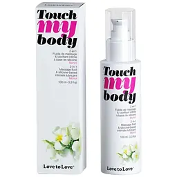 Масажний гель і змазка 2 в 1 Love To Love Touch My Body Monoi зволожуючий 100 мл