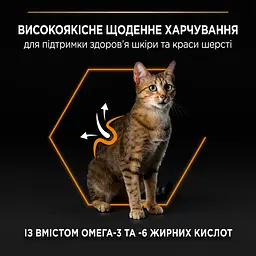Сухий корм для дорослих котів для підтримки здоров'я шкіри та краси шерсті Purina Pro Plan Adult 1+ Derma Care, з лососем, 10 кг (12434317) - мініатюра 6