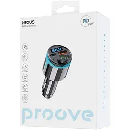 FM-трансмітер Proove FM Launcher Nexus 30W Type-C+USB Black (FMNX30110001) [138403] - мініатюра 5