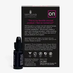 Збуджуюче масло Sensuva On Natural Arousal Oil For Her Ultra 5 мл - мініатюра 5