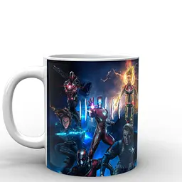 Кухоль GeekLand Avengers Месники сутичка AG.02.013 330 мл білий - мініатюра 2