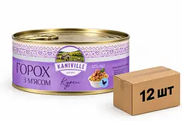 Каша гороховая Kaniville с курятиной 325г х 12шт.