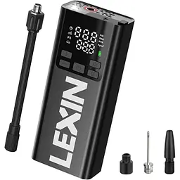 Портативний електричний насос шинний LEXIN P5 Tire Infator 5000 мАг 10.3 бар/150 PSI