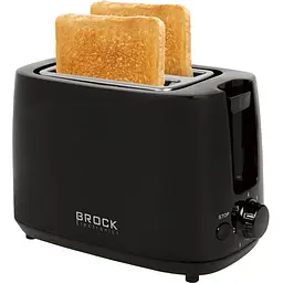 Тостер BROCK BT 1007 BK 700Вт 2 відділення мех. управління чорний