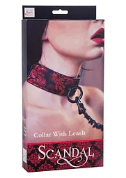 Нашийник з повідцем Calexotics Scandal (чорний) - мініатюра 2