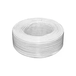 Кабель телевізійний Ritar RG6U 75 Ом 1,02мм.CCS, 48x0.12m CCA, white, 100м (RT-W100-RG6U-48W 1CCS)
