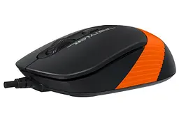 Миша A4Tech FM10 Black/Orange USB - мініатюра 4
